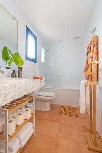 Kúpeľňa v ubytovaní Casa Lunita