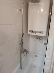 W łazience znajduje się prysznic i wanna. w obiekcie City Apartment w mieście Salzburg
