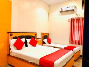 Postel nebo postele na pokoji v ubytování Hotel Volga 2