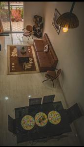 Posezení v ubytování Samadhan Home Stay