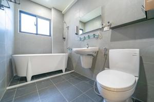 Koupelna v ubytování Mu Xia Homestay