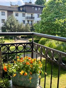 Vonkajšia záhrada v ubytovaní Sopot 3 Maja