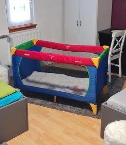 Postel nebo postele na pokoji v ubytování Monteurzimmer Lollar