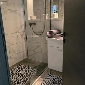 Et badeværelse på Villa Adria