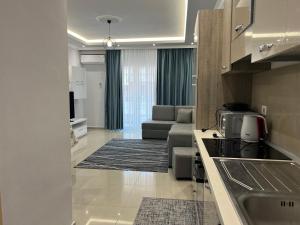 Kuchyň nebo kuchyňský kout v ubytování Fishta Apartment Q6 47 + 4 fotografie