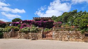 Κήπος έξω από το LA TERRAZZA SUL MARE - panoramic cottage overlooking sea and Caprera island in a quiet residential area - 150 mt from the sea