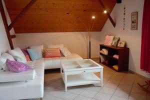 Istumisnurk majutusasutuses Privatzimmer im Permakulturgarten