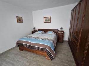 Postel nebo postele na pokoji v ubytování Apartma Ježevi