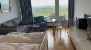 Posezení v ubytování Apartment Himmlischer Ausblick