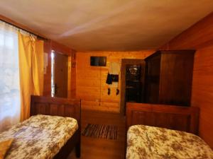 TV a/nebo společenská místnost v ubytování Casa de Oaspeti Dunarea la Cazane