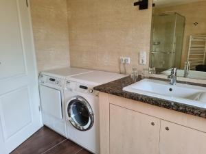 Koupelna v ubytování Ferienhaus Saupe + 25 fotografií