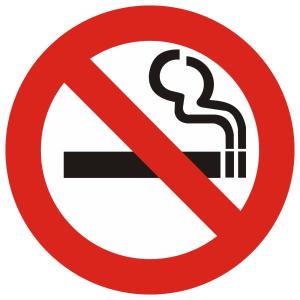una señal roja de no fumar en un fondo blanco en Fred'sHomeGuestroom, SéjourChezl'Habitant, VieuxPort,Friendly, en Marsella