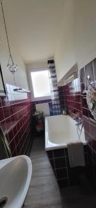 Koupelna v ubytování Ferienwohnung Hönnetal + 10 fotografií