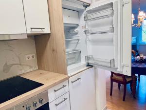Kuchyň nebo kuchyňský kout v ubytování Wunderschönes Apartment im Zentrum Goldstadt Pforzheim