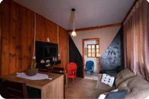 Μια τηλεόραση ή/και κέντρο ψυχαγωγίας στο Pousada Recanto da Paz