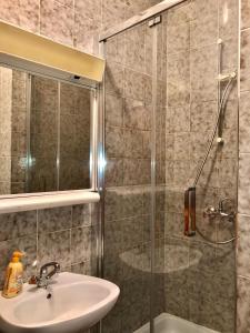 Koupelna v ubytování City apartment Amfora