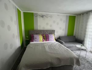 Apartmán Nikolka客房内的一张或多张床位
