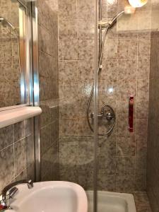 Koupelna v ubytování City apartment Amfora