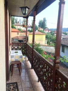 Balkón nebo terasa v ubytování Guest Rooms Dona