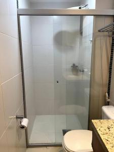 Ένα μπάνιο στο Flat 625 - Diferenciado com Ar no quarto e na sala