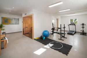 Posilňovňa alebo fitness centrum v ubytovaní Villa Iponi