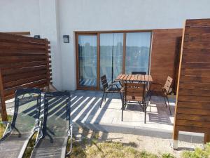 Balkon lub taras w obiekcie Lazurowe Domki Jastrzębia Góra