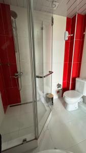 Koupelna v ubytování Hotel RichI G A