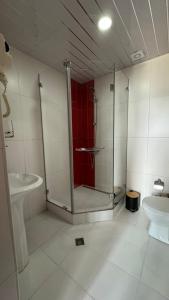 Koupelna v ubytování Hotel RichI G A