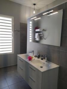 Kuchyň nebo kuchyňský kout v ubytování Villa Créoléna + 23 fotografií