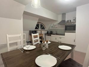 Η κουζίνα ή μικρή κουζίνα στο Villa auf dem Kolberg
