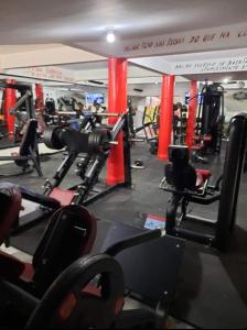 Fitness centrum a/nebo fitness zařízení v ubytování My Flat 0