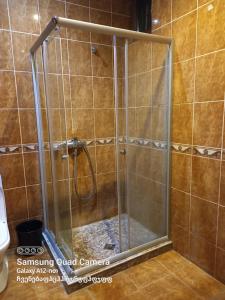 Koupelna v ubytování Hotel Zaira