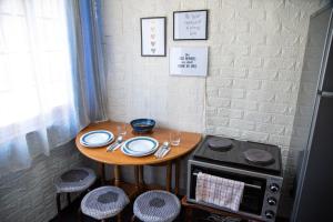 Kuchyň nebo kuchyňský kout v ubytování Nano Apartment
