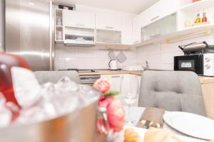 Küche/Küchenzeile in der Unterkunft Apartment Cameleon