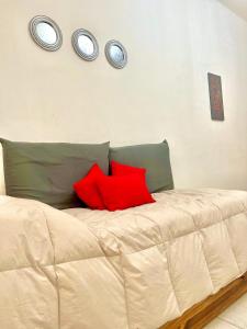 Postel nebo postele na pokoji v ubytování Departamento en pleno centro de Mendoza - Excelente ubicación + 13 fotografií