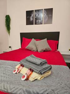 Un pat sau paturi într-o cameră la Kitnet Completa em Osasco Facil acesso ao Rodoanel