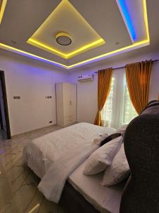 Katil atau katil-katil dalam bilik di Sapphire Residences by Crystal Magodo