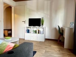TV a/nebo společenská místnost v ubytování Business-Apartment Braun