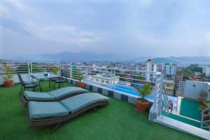Üldine mäevaade või majutusasutusest Divine Kathmandu Hotel pildistatud vaade