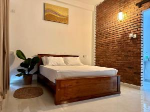 Letto o letti in una camera di Track Monkey's Lodge