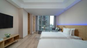 Foto dalla galleria di Westlake Art Hotel -Xiasha University Town Branch a Hangzhou