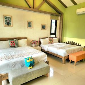 Postel nebo postele na pokoji v ubytování Snail B&B
