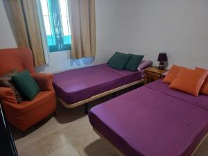 Część wypoczynkowa w obiekcie Precioso apartamento con piscina cerca de la playa
