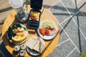 Matur á eða í nágrenni í lúxustjaldinu