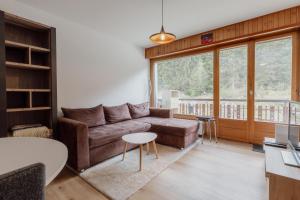 Posezení v ubytování Appartement ski in&out à Thyon