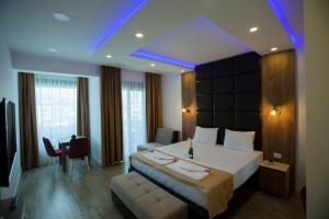 Ένα ή περισσότερα κρεβάτια σε δωμάτιο στο Apartments DABI