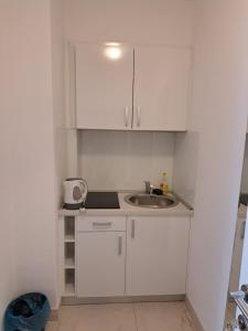 Kuchyň nebo kuchyňský kout v ubytování Rooms & Apartment Mama Mia