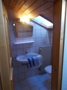 Salle de bains dans l'établissement Steinerbauer