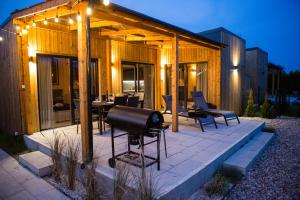 Siseõu või muu väliala majutusasutuses Wygodny eko domek koło nadmorskiego Parku Krajobrazowego