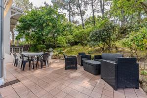 Zahrada ubytování Pyla Sur Mer Villa 150m Vue Bassin